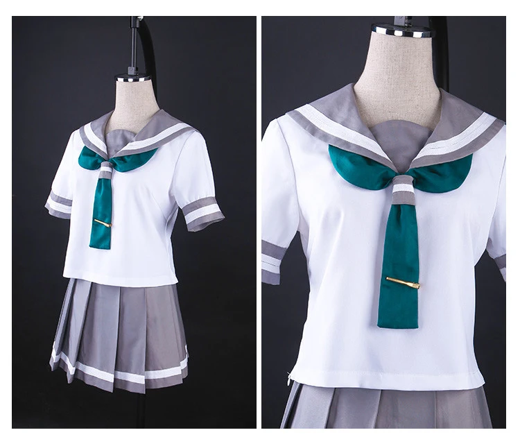Аниме Love Live! Солнечный свет! Милый костюм моряка Aqours для косплея летняя школьная