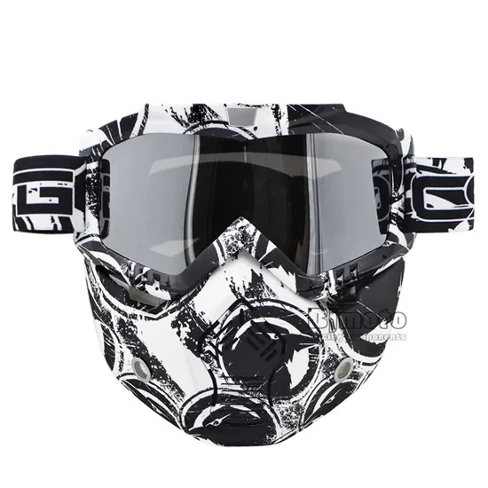 BJMOTO, винтажная маска на шлем, уф велосипедные очки, модульные очки для мотокросса, Gafas для кафе, Racer, ретро шлемы, очки для катания на коньках - Цвет: Model 9