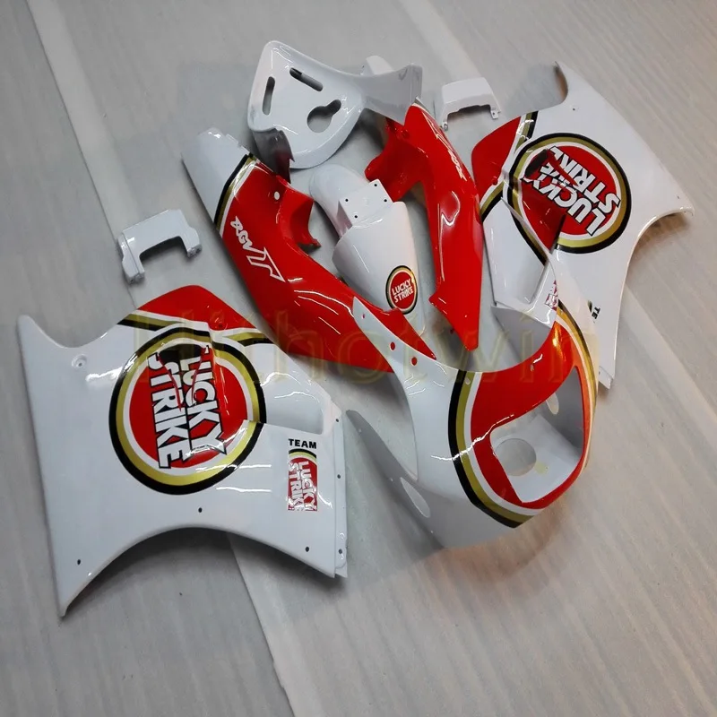 

Пользовательские мотоцикла хомут для RGV250 VJ22 1991 1992 1993 1994 1995 1996 ABS Пластик Обтекатель + подарки + красный белый M2