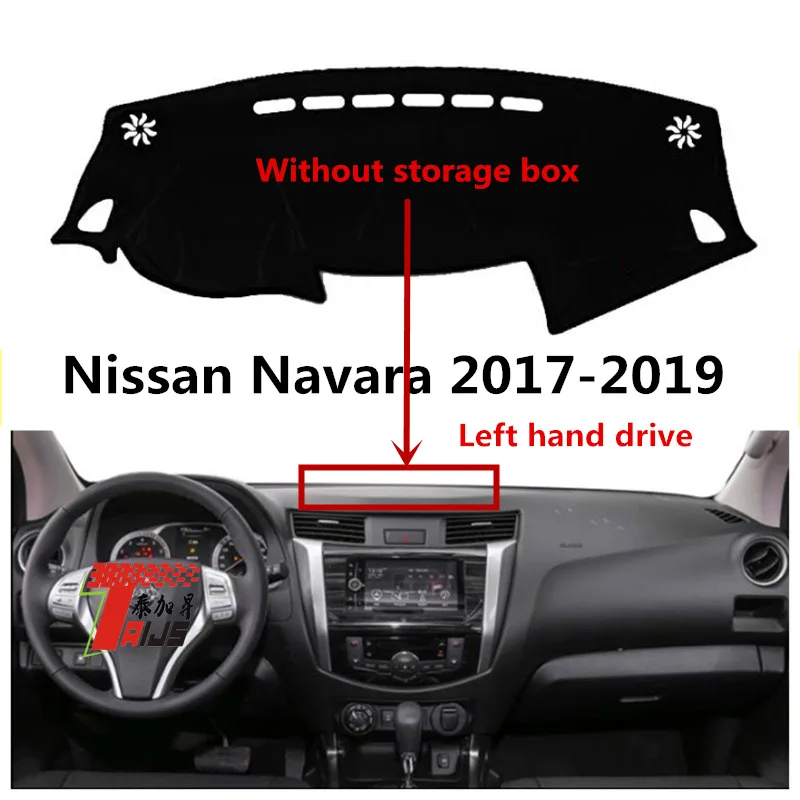 Крышка приборной панели автомобиля TAIJS для Nissan Navara 2017 2019 без коробки хранения