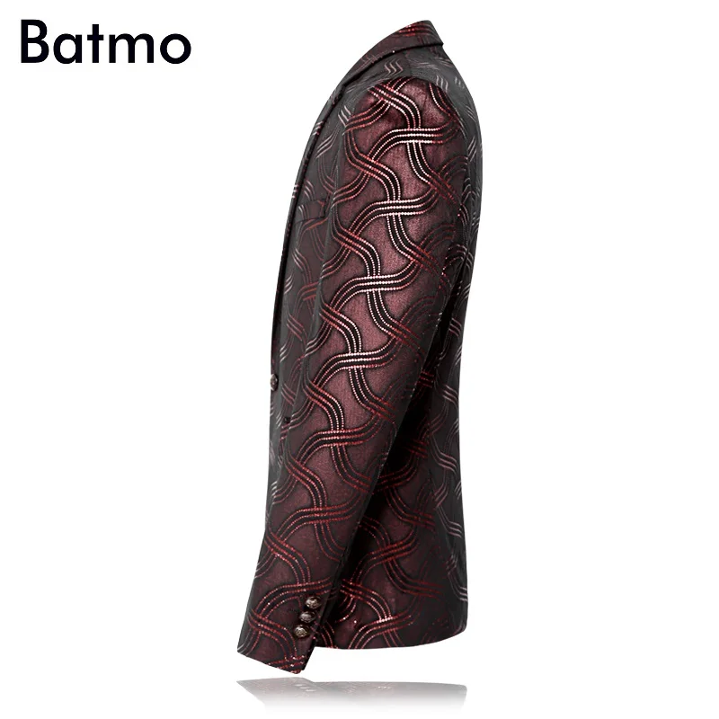 Batmo 2017 новое поступление осенние высококачественные клетчатые винно красные