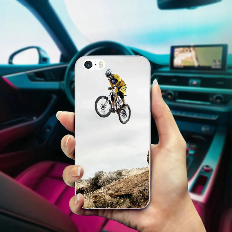 Чехол для iPhone 6 Trek горные велосипеды мягкие ТПУ чехлы мобильных телефонов Iphone 4 4s SE