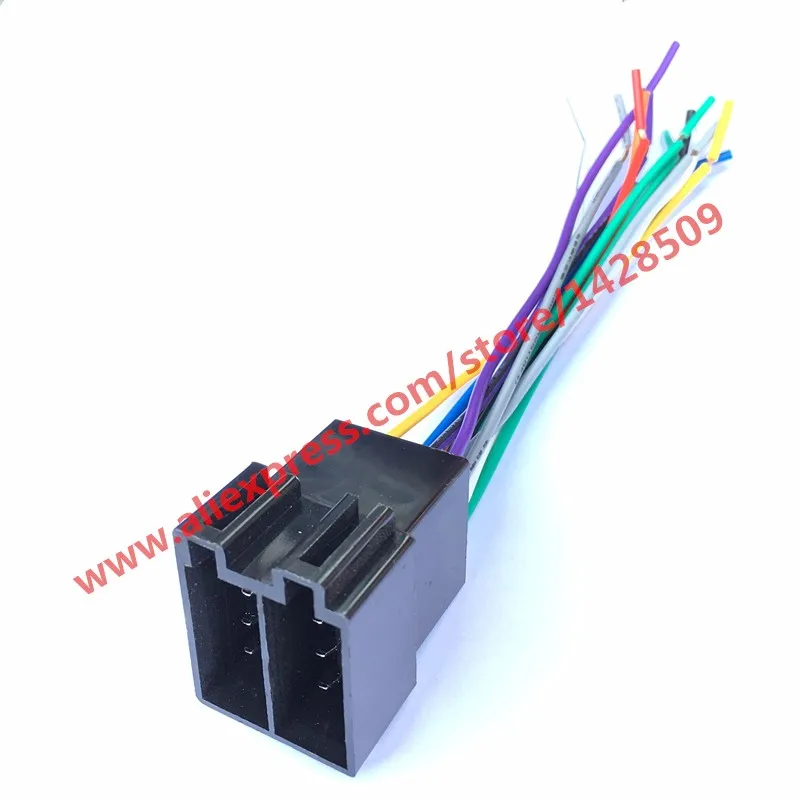 

5 set Universal Female ISO Radio Wire Wiring Harness Adapter Connector Car Adaptor Plug use For VW/Audi