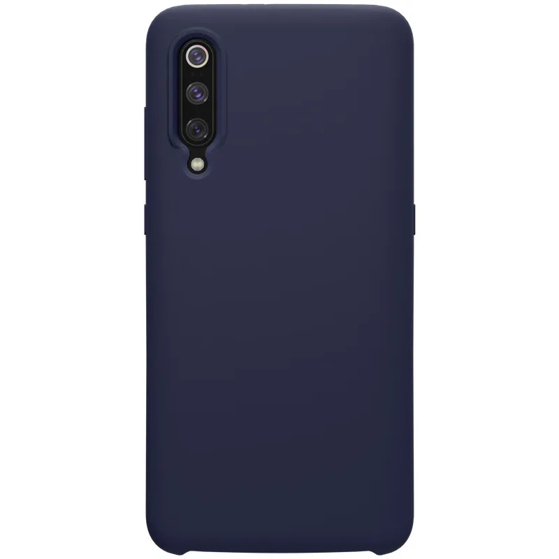 Синий 10 шт./лот защитный чехол Nillkin Flex Pure для Xiaomi mi9/Xiaomi Mi9 Explorer жидкий силиконовый резиновый противоударный чехол для телефона - Цвет: Синий