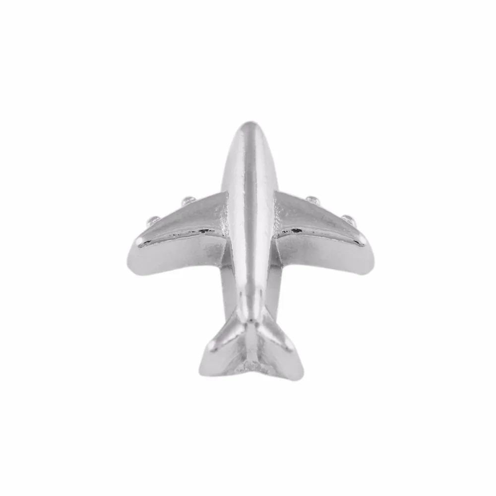 Бесплатная доставка плавающие амулеты самолет Серебряный для плавающего