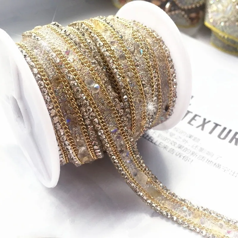 

Кружевные Аксессуары для шитья, кружевные аксессуары для одежды «сделай сам», цепочка со стразами, сетчатые аксессуары, Бесплатная доставка