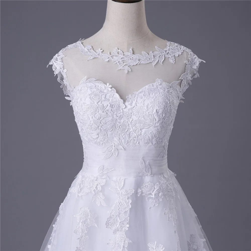 Бархатное платье Vestido De Noiva Пляжные Свадебные платья трапециевидной формы Кепки