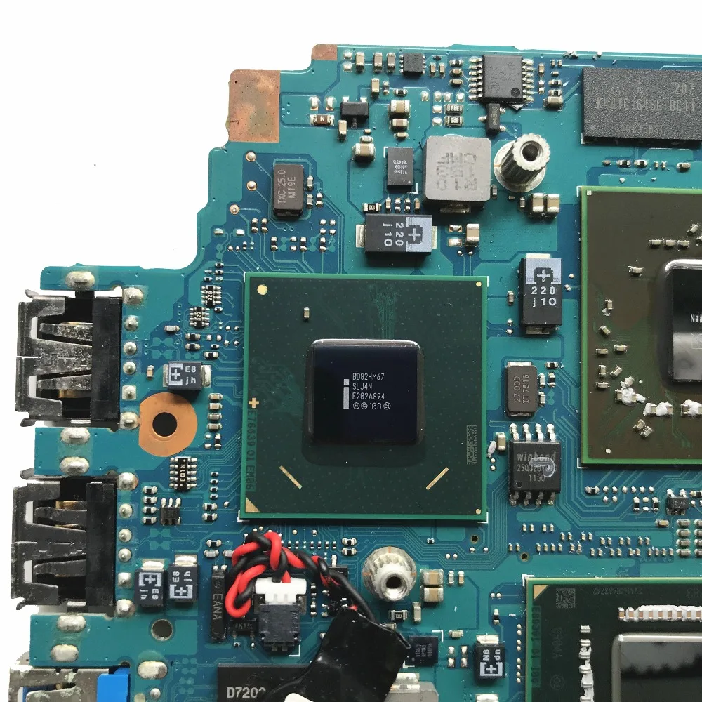 MBX 237 A1864101A для SONY VPCSA 13 3 дюймов материнская плата ноутбука HM67 с процессором i5 2520M 4