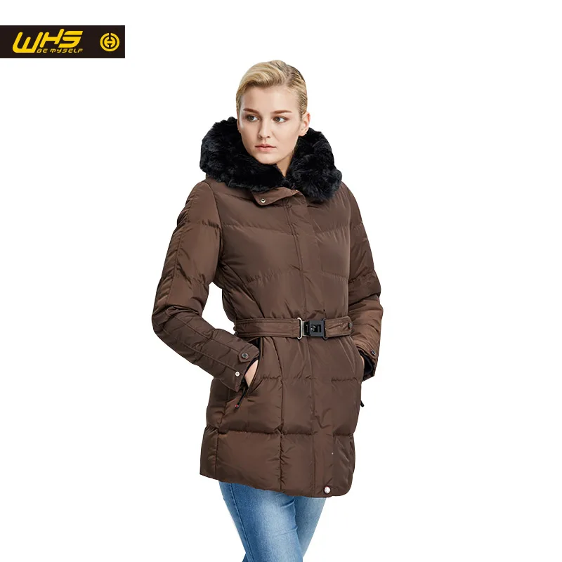WHS Женщины хлопок куртка зимой толстые теплое пальто открытый женский тепловая