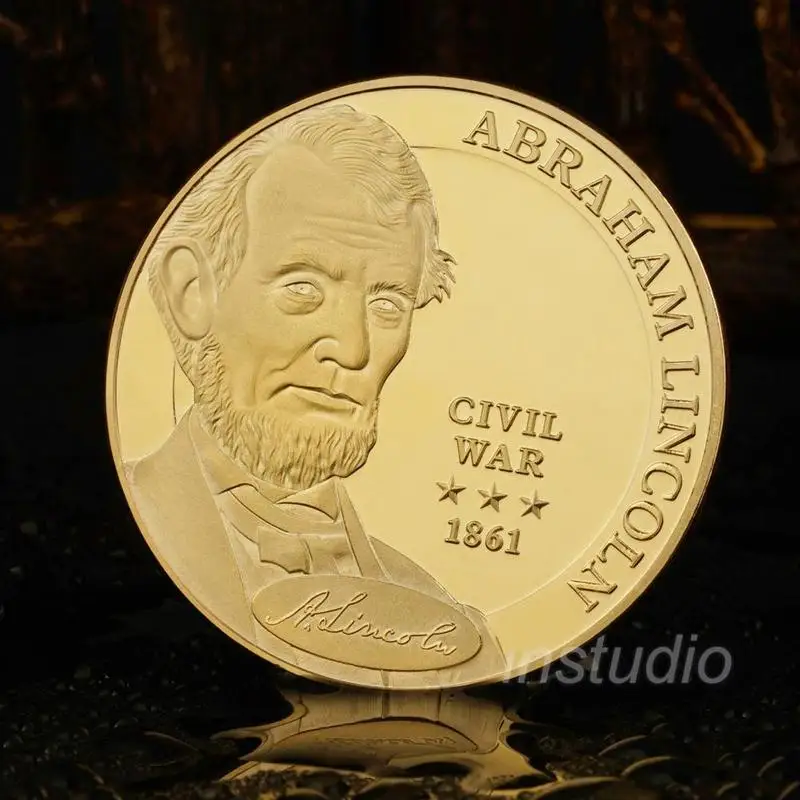 1861 монеты из США сувенирные Lincoln Lucky Coin Hacker Coins коллекция подарок