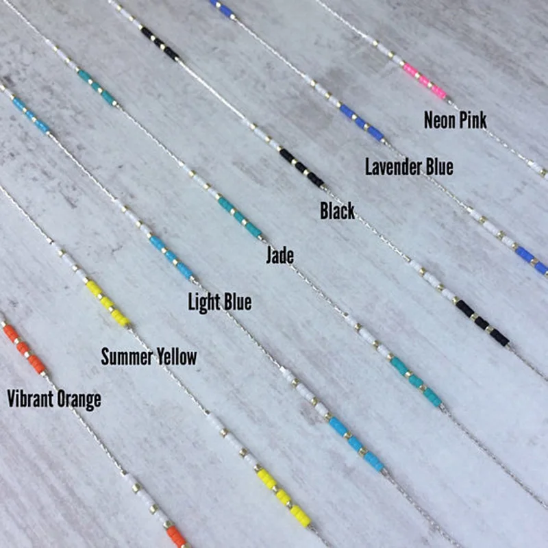 Новые европейские и американские товары ножные браслеты с цветными