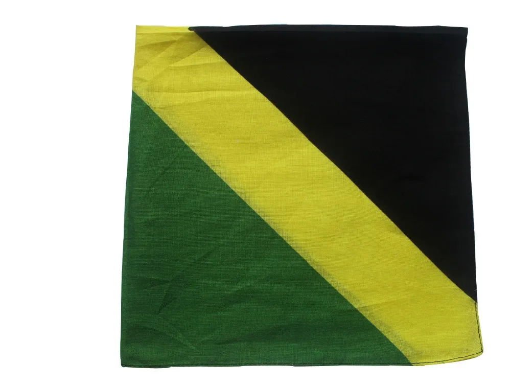 Бандана для мужчин с национальным флагом Ямайки 2021 хлопок 55 х55 см|flag bandana|bandana