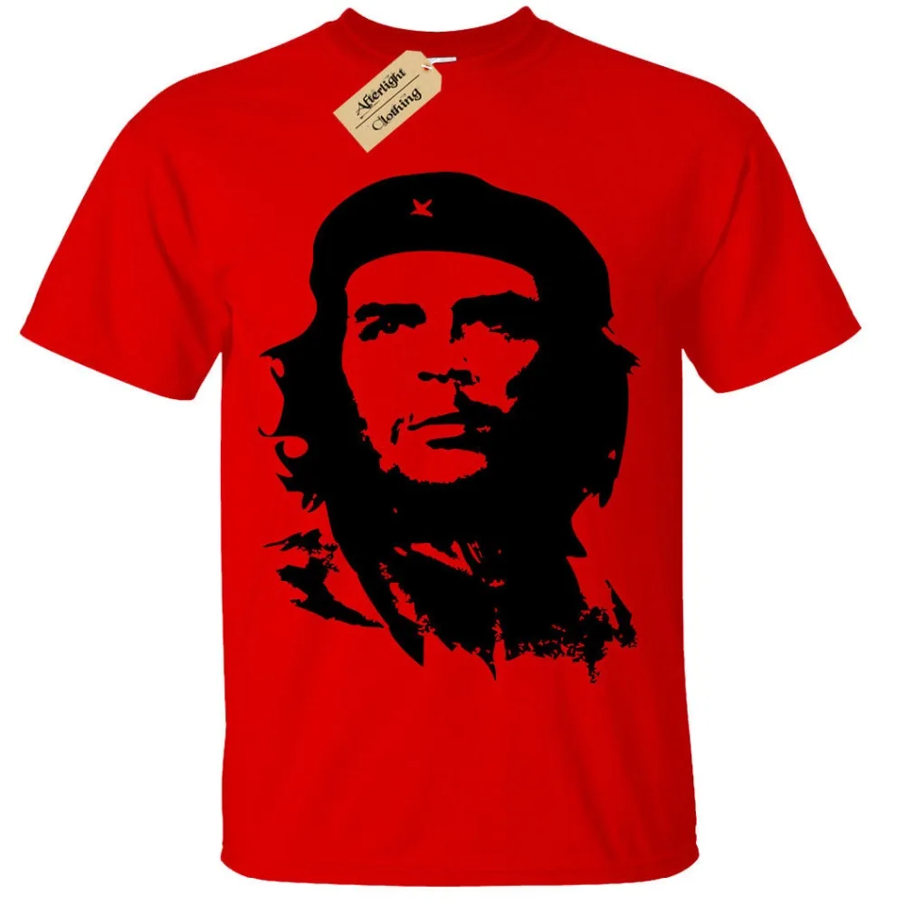 Мужская футболка с принтом в виде экрана Che Guevara недорогие дизайнерские футболки