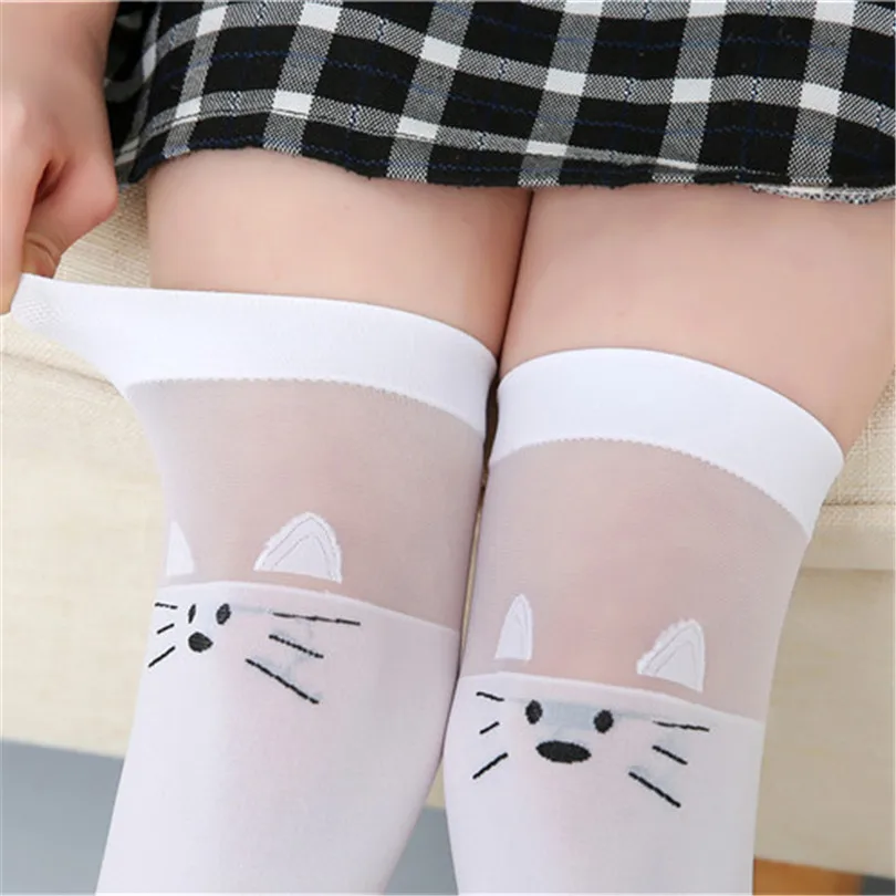 Kids knee high socks boy soccer/football sock cotton school skate girls heart kitty cat skarpety/school boy socks/meia infantil