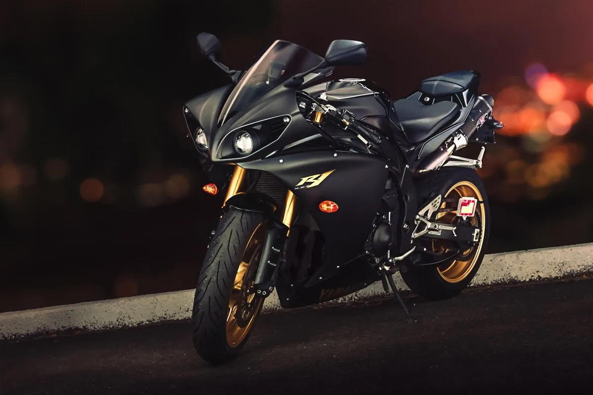 

black sport motorbike PJZK912 (frame available) custom print canvas fabric poster for wall decor room decor home decoration