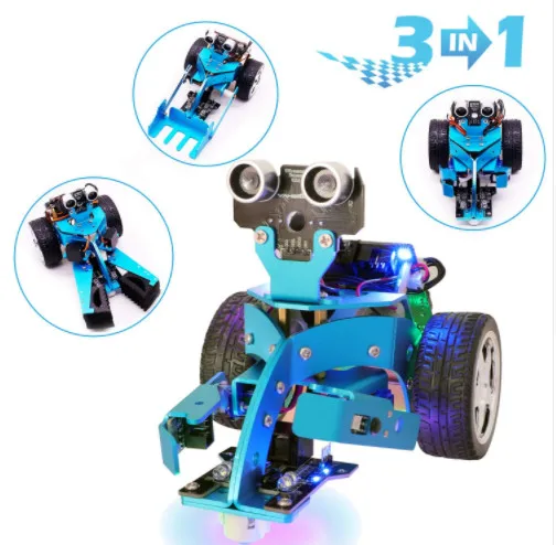 DIY Hellobot Программирование робот микробит производитель Обучающий набор микро: бит умный автомобиль Радиоуправляемый игрушечный робот