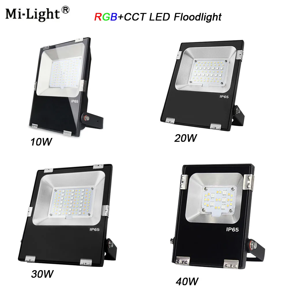 

Miboxer FUTT02/ FUTT03/FUTT04 /FUTT05/FUTT06 10W/20W/30W/50W RGB+CCT LED Flood light AC100-240V DC24V IP65 Outdoor Garden Light