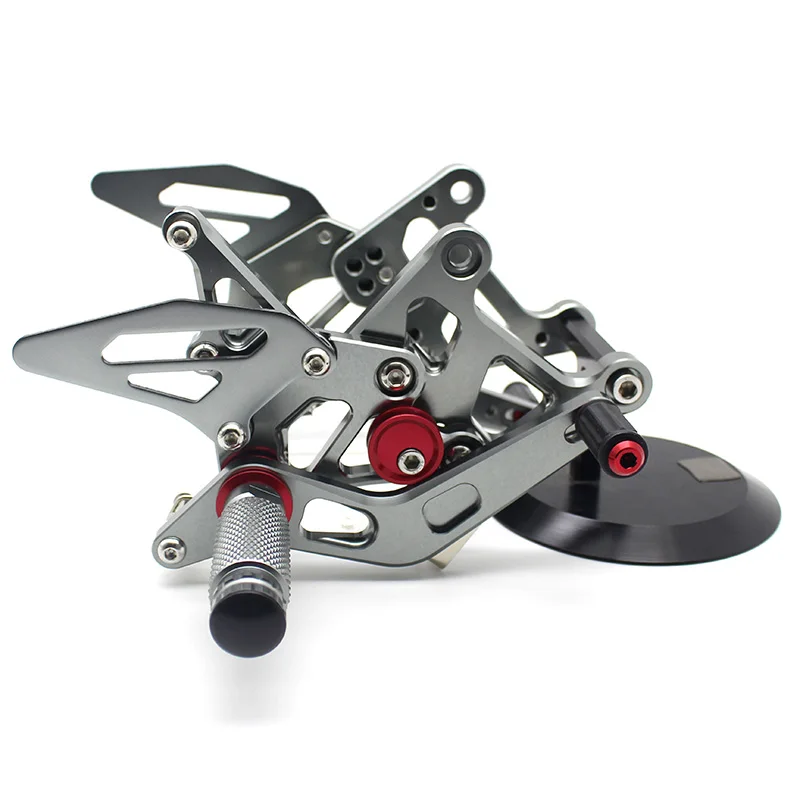 titanium Для HONDA CBR250RR CBR 250 RR CBR250R CBR 250 R ЧПУ Алюминиевый Радиатор регулируется Сзади наборы для ухода за кожей педали для ног Сзади наборы для ухода за кожей - Цвет: titanium