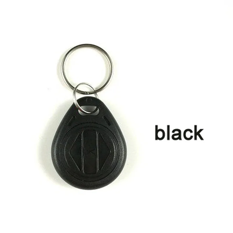 Black 1 шт. RFID 125 кГц em4305 t5577 тег перезаписываемый программируемый брелок для ключей брелок для копирования карт EM4100 - Цвет: Black