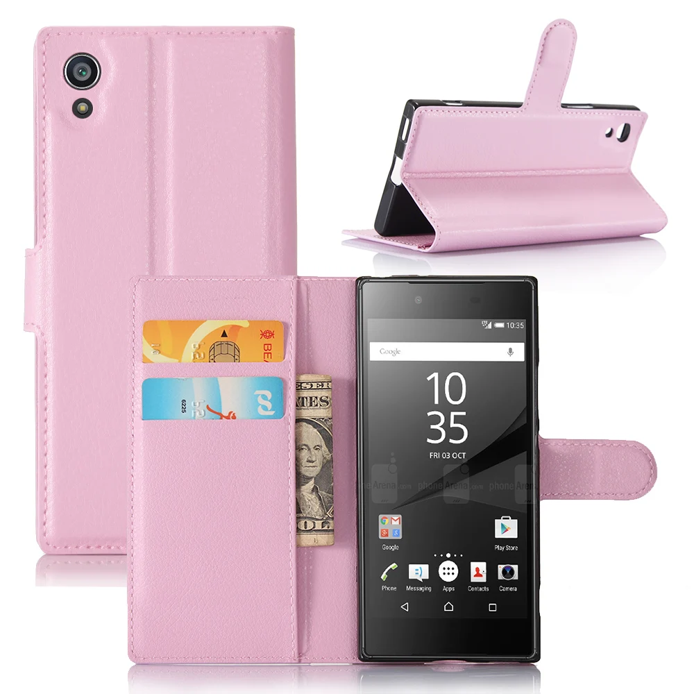 Модный чехол-кошелек из искусственной кожи для Sony Xperia XA1 защитный чехол с