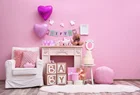 Laeacco детская комната для новорожденных торт шары диван подарки игрушка фон для фотосъемки индивидуальные фото фон для фотостудии