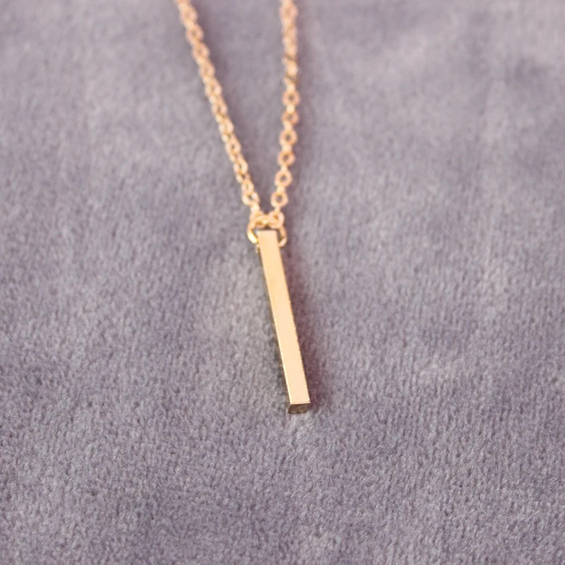 Модное геометрическое индивидуальное ожерелье треугольник Квадратный Круг