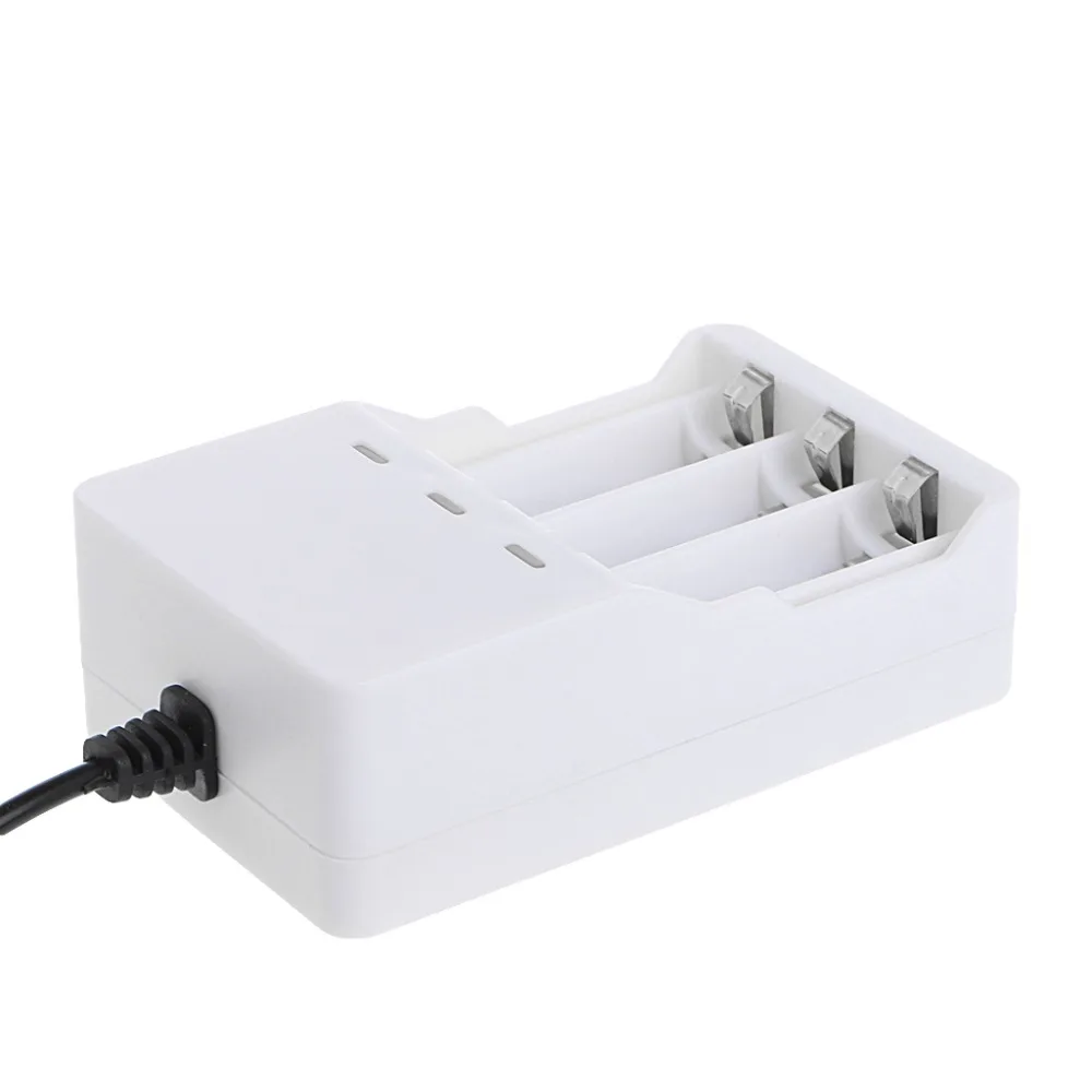 Универсальное автоматическое зарядное устройство 1 2 В с 3 слотами AA/AAA Ni MH Cd USB