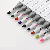 touchfive 168 colors dual head art markers brush pen alcohol based sketch manga markers for school drawing coloring art supplies