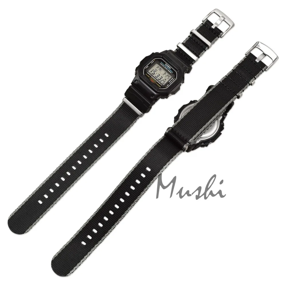 Набор терминалов Замена для casio G-8900 GA-100 \ 110 \ 120 GD-100 \ 110 серии DW-5600 GW-M5610 DW6900+ нейлоновый ремешок Ремешки для наручных часов
