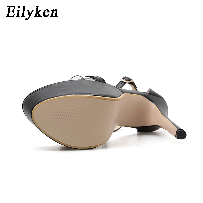 Женские сандалии на платформе Eilyken летние туфли очень высоком каблуке 16 см с