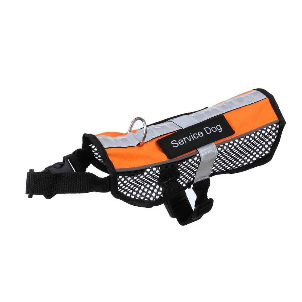 Услуги собаки новые Светоотражающие дышащий собачья шлейка жилетка сменная