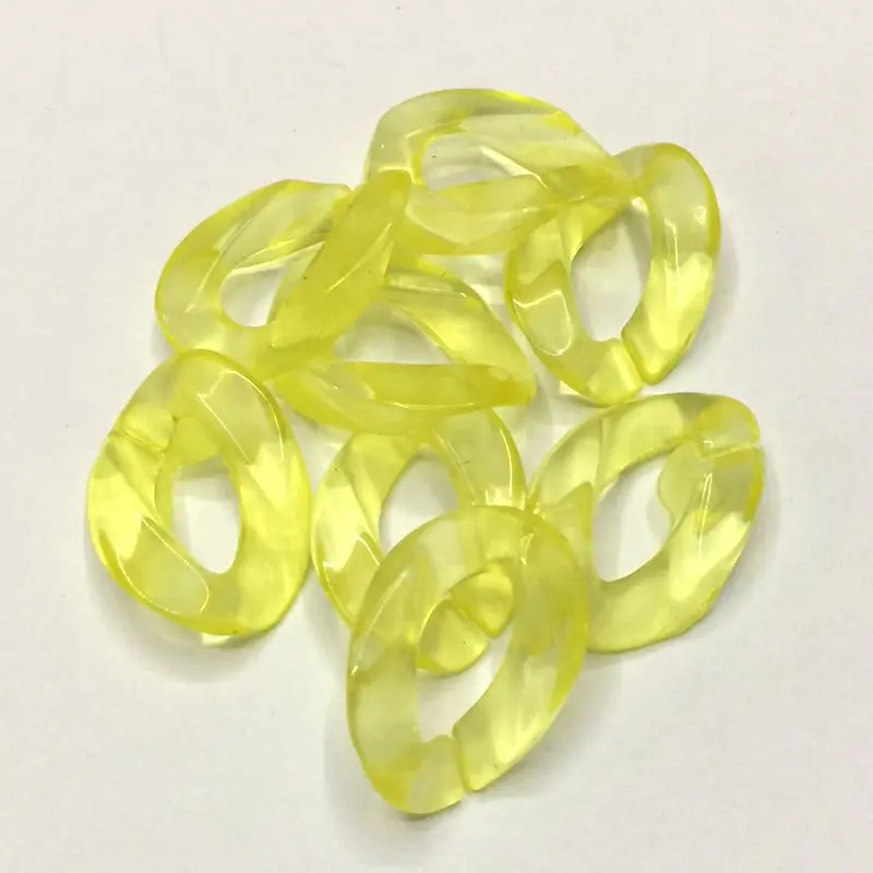 60 шт./акриловая цепочка прозрачные звенья сделай сам очаровательные аксессуары