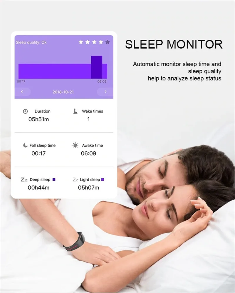 JQAIQ смарт-Браслет фитнес-трекер Ppg ЭКГ умный Браслет измерение кровяного давления динамический цветной экран Смарт-браслет