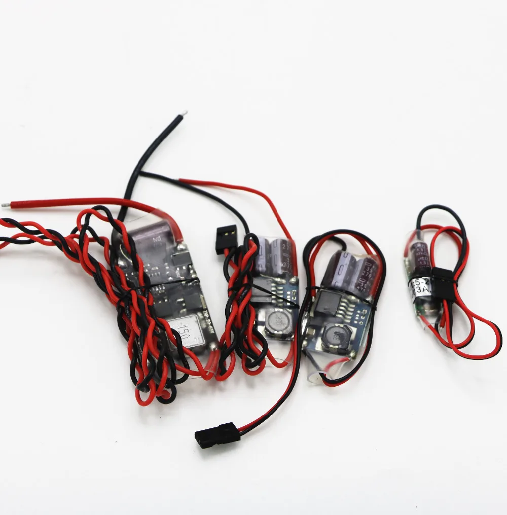 RC UBEC 3A/5A/7A/15A самый низкий РЧ шум BEC полное Экранирование антипомех импульсный регулятор