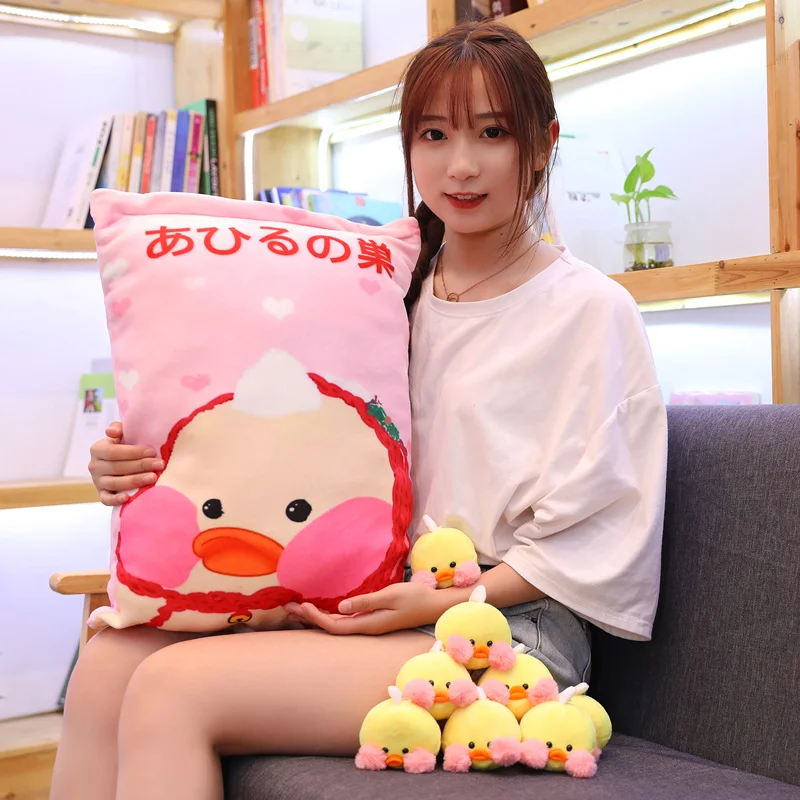 Kawaii 8 шт. плюшевые мячики для кафе утка пакет закуска игрушка мягкие Мультяшные