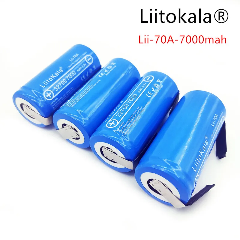 Аккумуляторная батарея LiitoKala Lii 70A 2019 в 3 2 32700 мАч LiFePO4 35A 55A аккумулятор