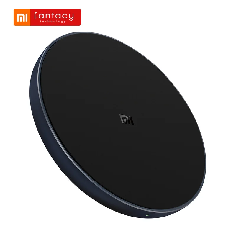 Оригинальное Беспроводное зарядное устройство Xiaomi Qi умное быстрое 7 5 Вт