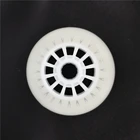 HOOMORE Фирменная встроенный Скорость роликовых коньков блеск светодиодный флэш-белый 110 мм роликовые коньки Родас супер Яркость для Powerslide гонки