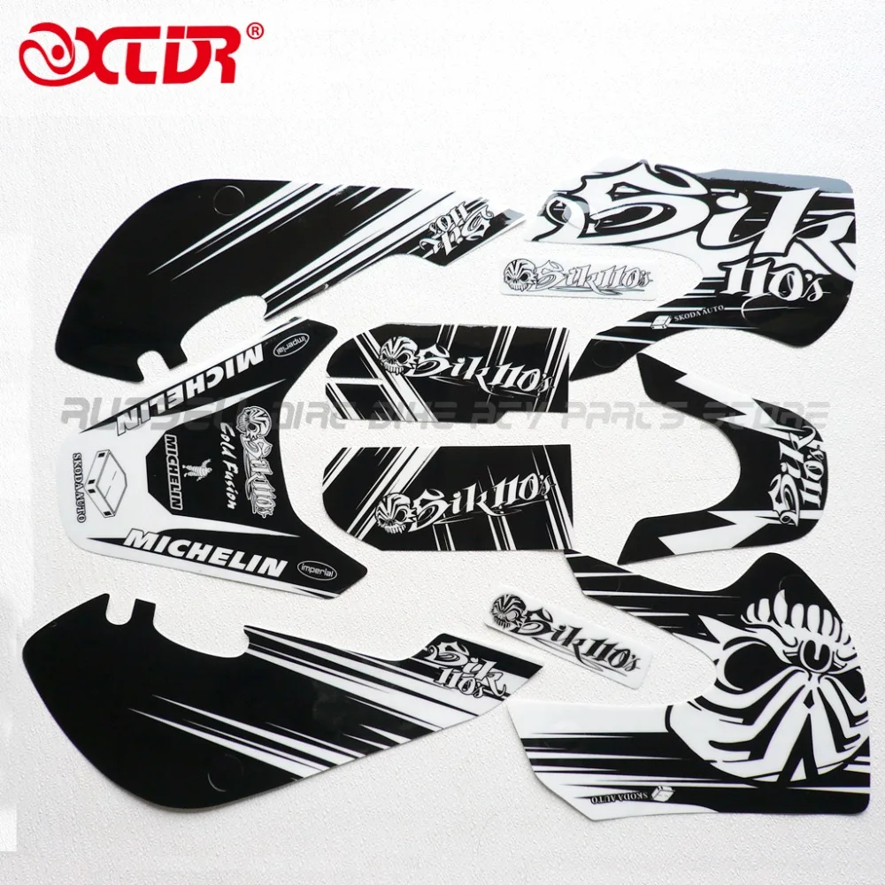 3 м графические наклейки KLX110 для мотоциклов запчасти и KX65|decals deer|decal factorydecal printing |
