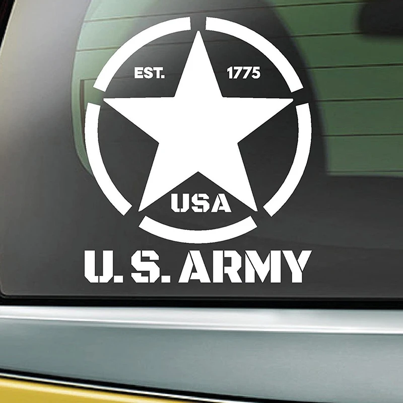 Нам армии США создана star стикер окно этикета стайлинга автомобилей тело наклейки