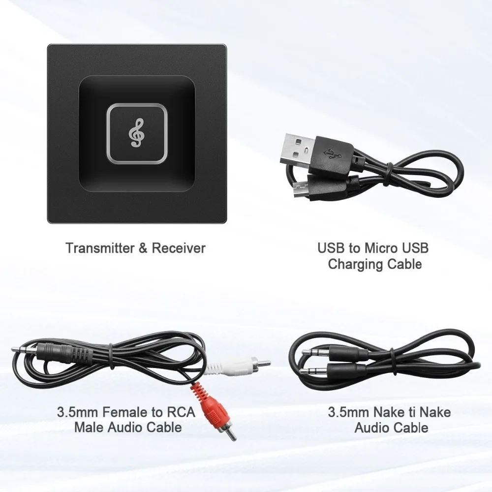 Nulaxy Bluetooth приемник 4 2 HIFI мм 3 5 Aux аудио беспроводной адаптер Музыка для наушников