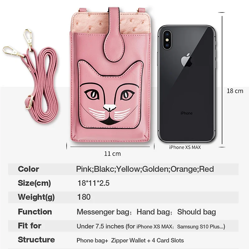 Musubo женская сумка для телефона чехлы Lg Samsung Galaxy S10 Note кожаные сумки через плечо