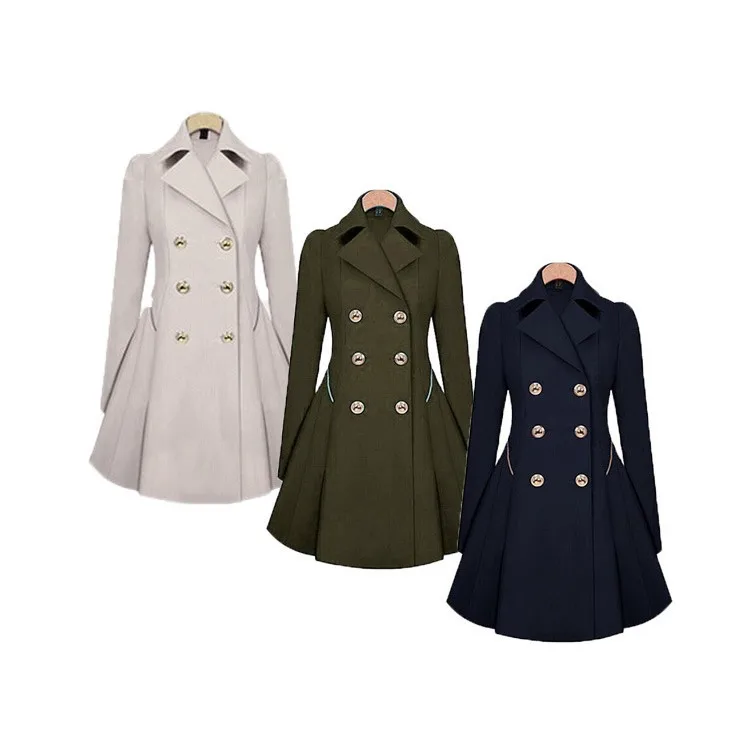 Новое поступление 2017 длинные пальто на весну и осень Женская куртка женское
