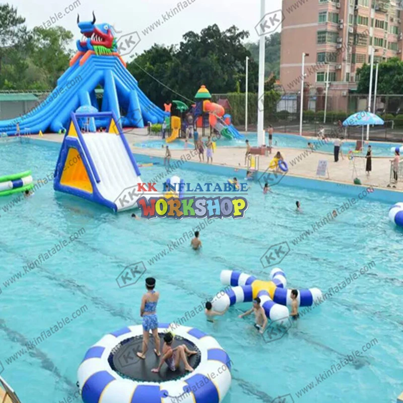 Kopen Opblaasbare Thema Drijvende Water Park Kk Opblaasbare Custom-Made Opblaasbare Water Park Te Koop