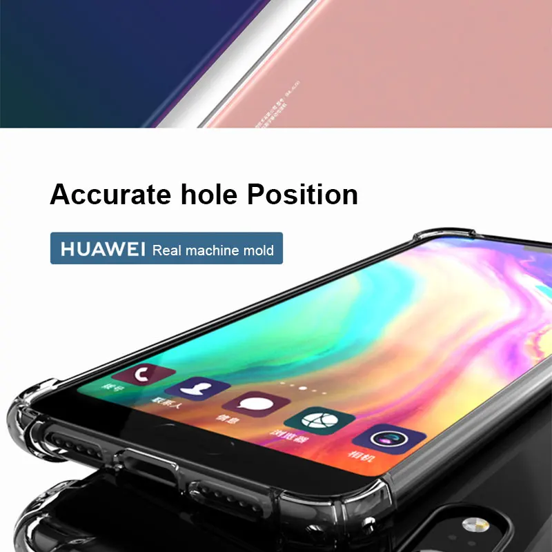 HUKU 3D чехол для телефона для huawei P20 P30 Pro lite Nova 3 3i 3e 4 4e чехол Прозрачный Мягкий ТПУ силиконовый чехол для huawei Nova/4e 3e