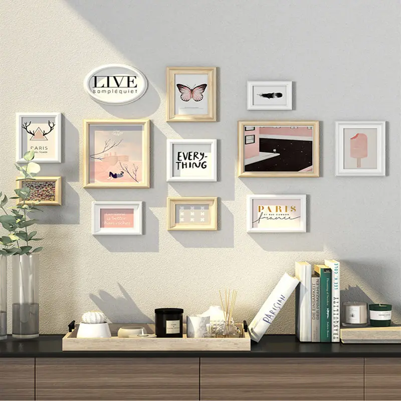 Теплая фоторамка настенная семейная домашний декор художественные деревянные