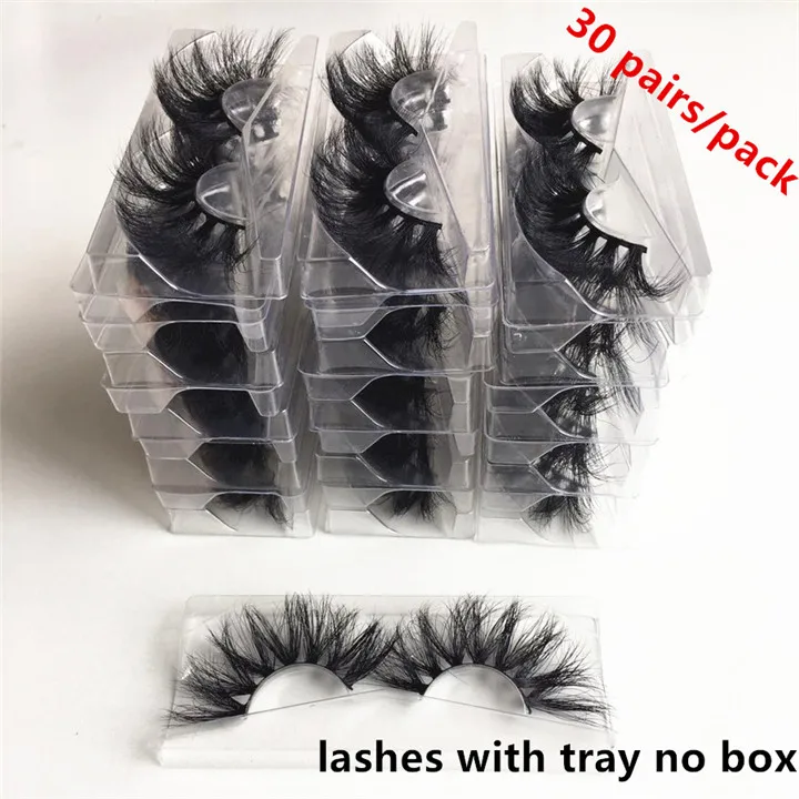 30 Pairs X09 30 пар 3d норковые ресницы оптом 25 мм норковые ресницы объем накладные ресницы наращивание Натуральные Искусственные накладные ресницы для макияжа - Цвет: 30 Pairs X09