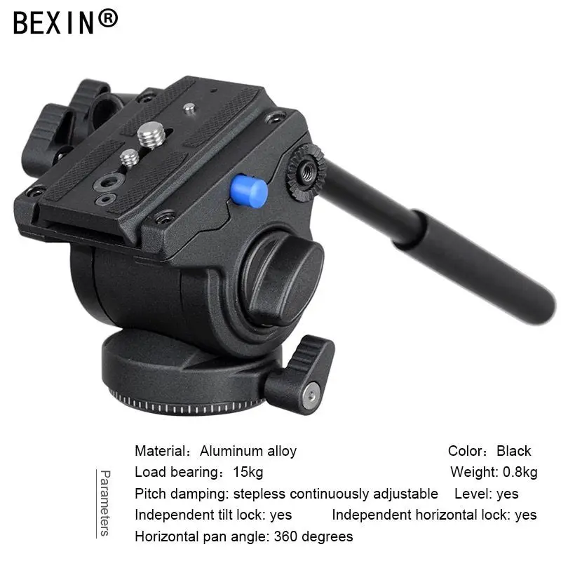 Монопод для видеокамеры из алюминиевого сплава с жидкой головкой manfrotto