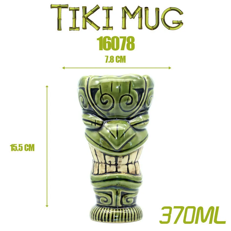 Импортные TikiMug тики Гавайские керамические Коктейльные бокалы для вина оригинальность индивидуальность Mojito Moggi поддержка продукт