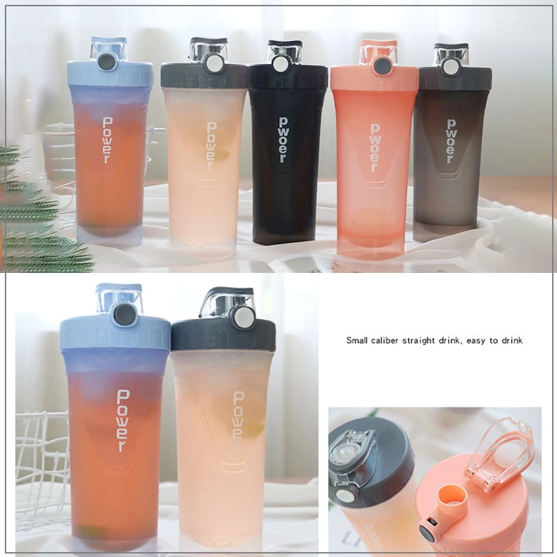 650ml протеин порошковый шейкер бутылка для сока бутылка для смешивания спортивные Пеший Туризм Йога бутылка для воды с фильтром фильтр летние посуда для напитков